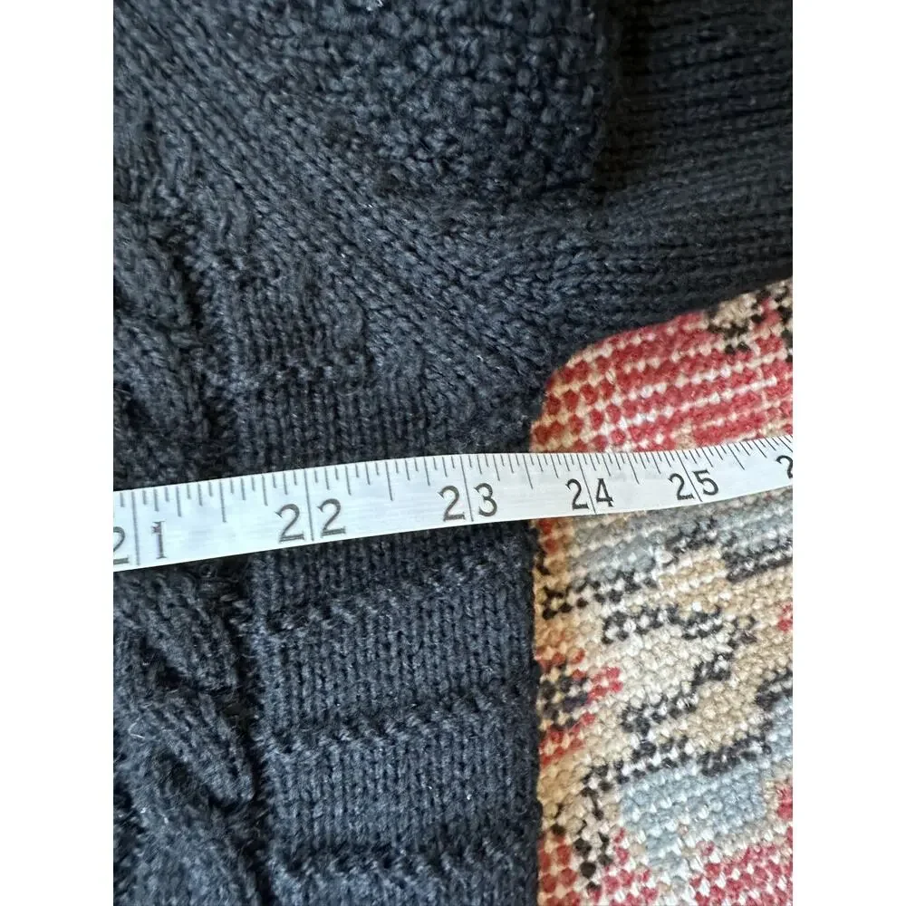 Yohji Yamamoto Zip Up Wool Cableknit Jacket